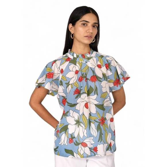 NEW BANJANAN joyful top in magnolia canal - Picture 3 of 3